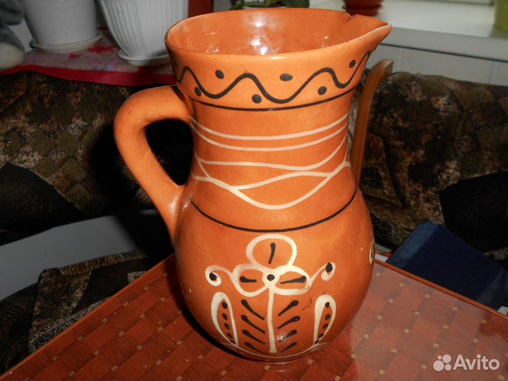 Кувшин керамический. Винтаж. СССР