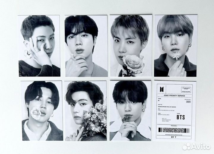 Сет открыток 'BTS POP-UP : monochrome'