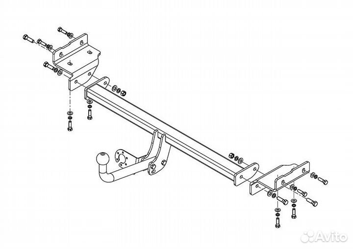 Фаркоп на KIA Sportage III