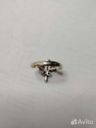 Серебряное кольцо, 18 размер