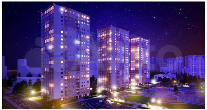 3-к. квартира, 60,4 м², 11/25 эт.