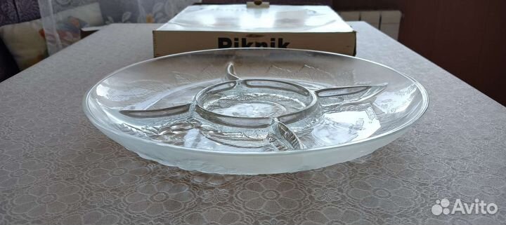 Менажница стеклянная