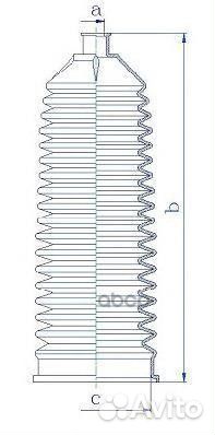 Пыльник рулевой рейки 84216 GKN (Loebro)
