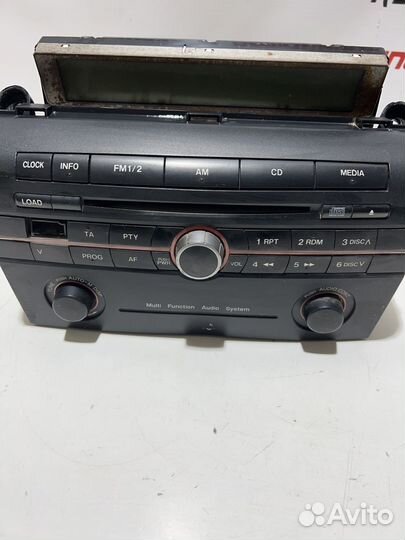 Штатная магнитола Mazda 3 BK