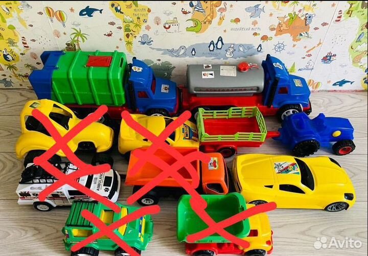 Большие машинки пакетом