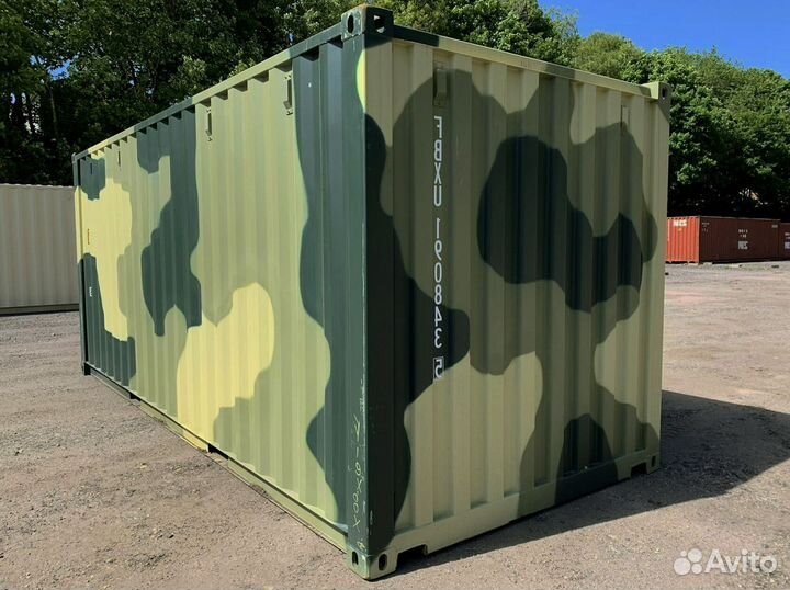 Морской контейнер 20 футов camo