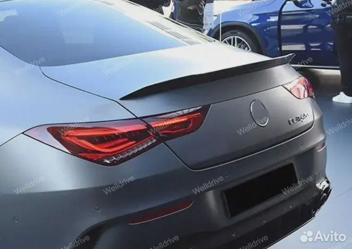 Спойлер Mercedes CLA C118 AMG черный глянец