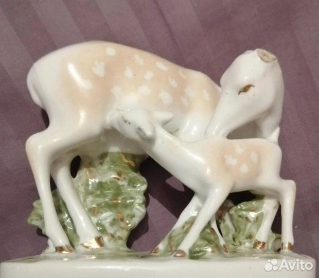 Статуэтка Чудово «Лань с детенышем»