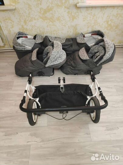 Прогулочная коляска для двойни бу