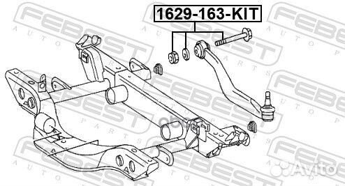 Болт с эксцентриком (ремкомплект) 1629163KIT