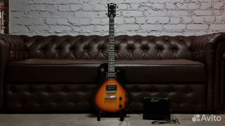 Электрогитара с комбиком + Аксессуар