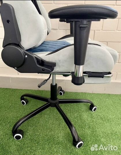 Компьютерное кресло. Геймерское кресло тканевое