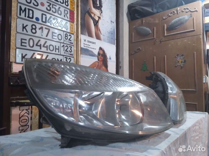 Фары renault scenic 2
