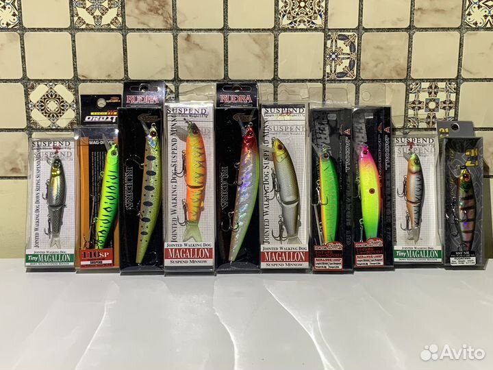 Топ Воблеры на щуку / судака набором 10 шт