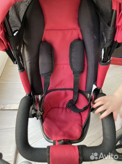 Трехколесный велосипед коляска