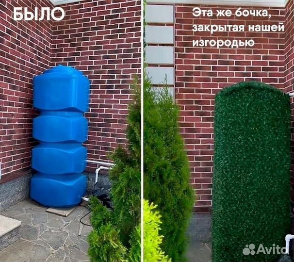 Зелёный забор