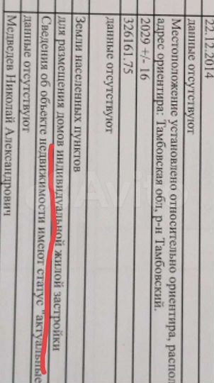 Участок 20 сот. (ИЖС)