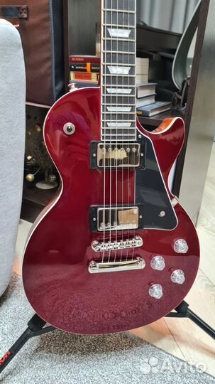 Epiphone les paul modern sparkling burgundy новый