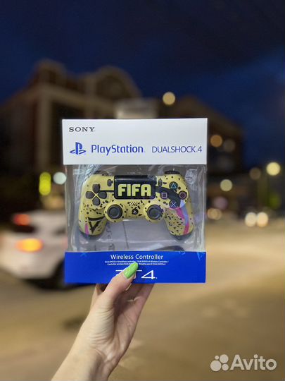 Геймпад Sony PS4 новый /Dualshock 4 v2/ с принтом