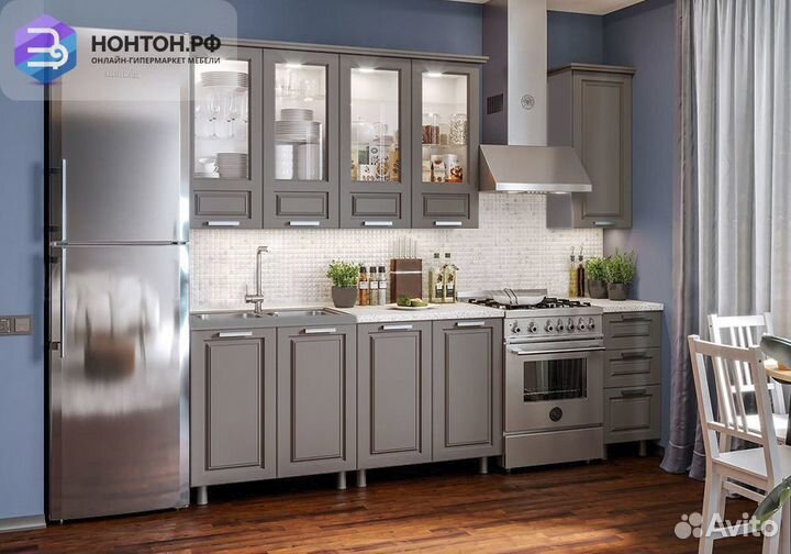 Кухня Констанция 2.0 м софт графит