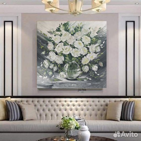 Интерьерная картина маслом ручная работа