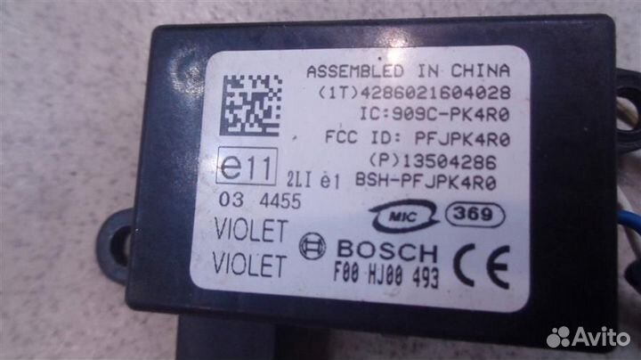 Иммобилайзер Chevrolet Cruze J300 2009-2016