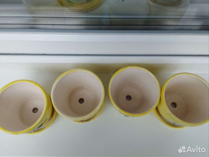 Горшок для фиалок керамика