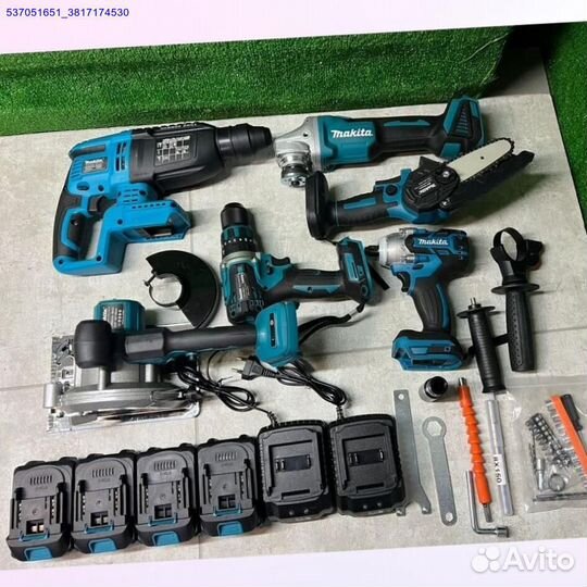 Набор инструментов makita 6в1