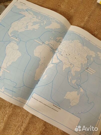 Контурные карты по географии 5 класс Летягин