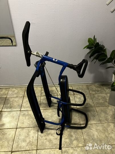 Санки снегокат двухместные