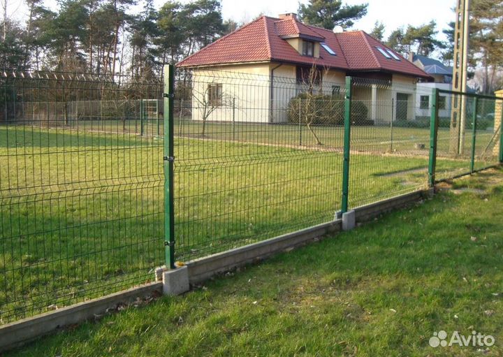 Забор из 3D сетки профессионально под ключ