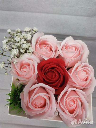 Мыльные розы букеты