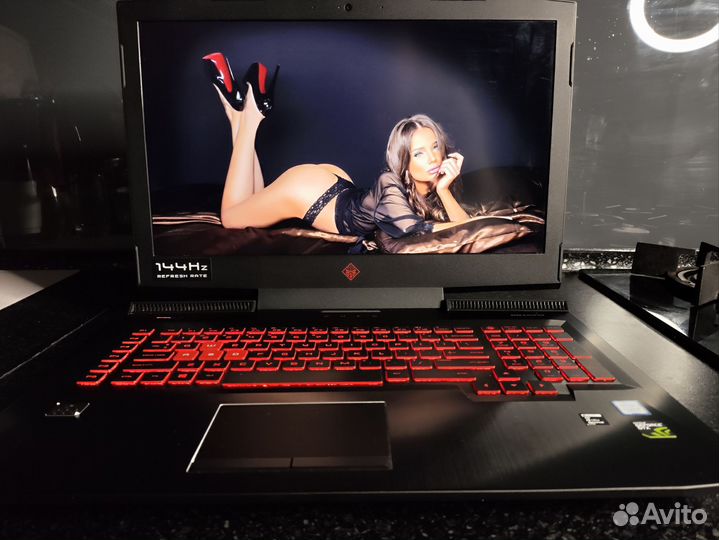 Игровой ноутбук HP omen i7-8750/gtx1070/16g/512g