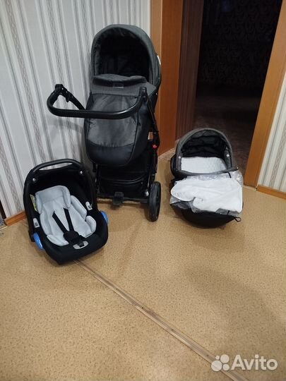 Коляска 3 в 1 pacco