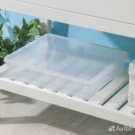 Ящик для хранения с крышкой «Кристалл», 9 л