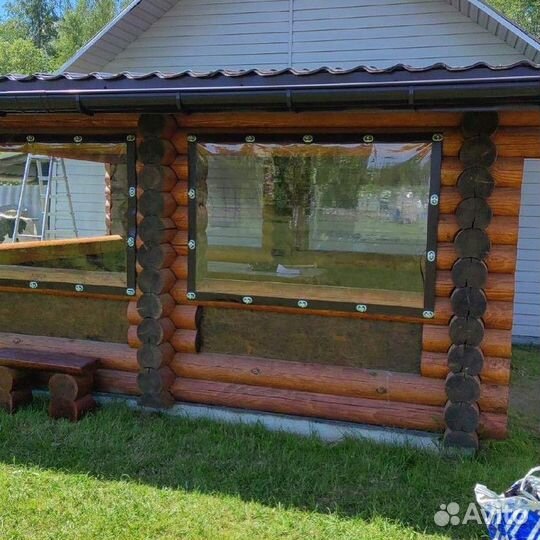 Гибкие и мягкие окна для беседок