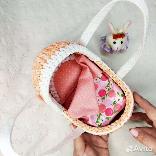 Кровать игрушечная для куклы с постелью не икеа