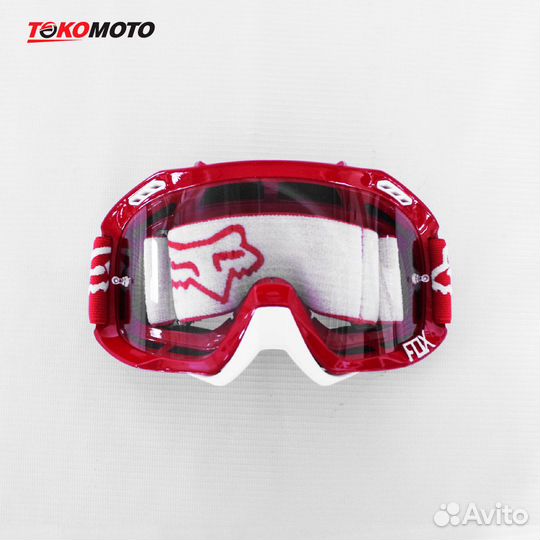 Очки кроссовые FOX Красные 2