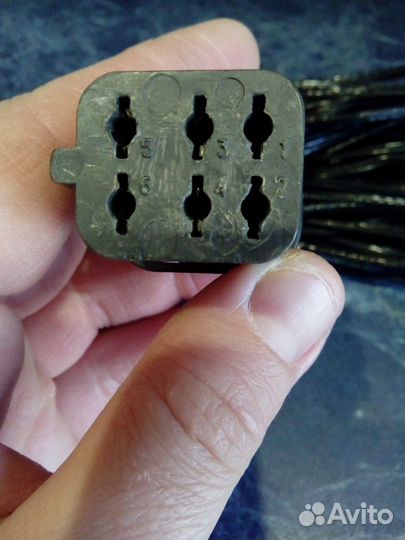 Шнур с разъёмом и кнопкой в корпусе СССР