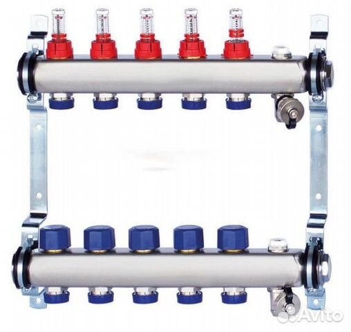 Коллектор с расходомерами для теплого пола Termica