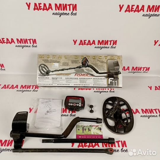 Б/У металлоискатель Fisher F11 катушка 11