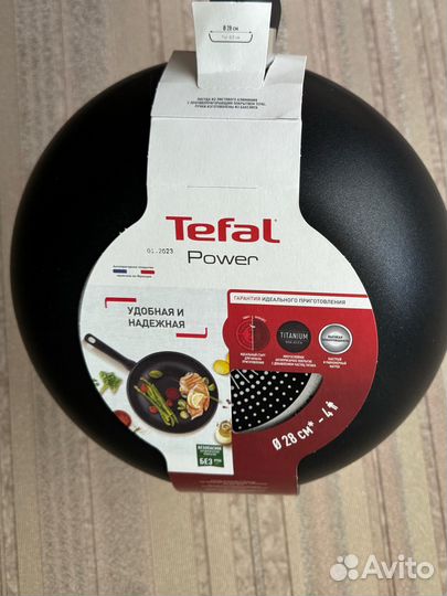 Сковорода вок tefal power 28см новая