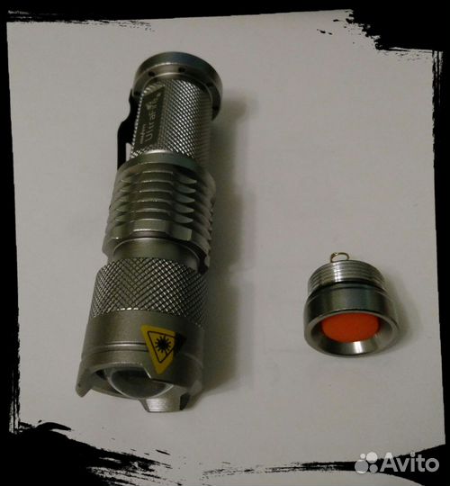 Фонарь UltraFire Q5 Silver