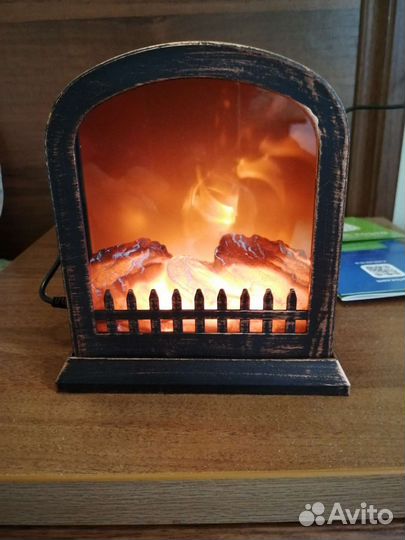 Светильник Лампа-камин Ночник