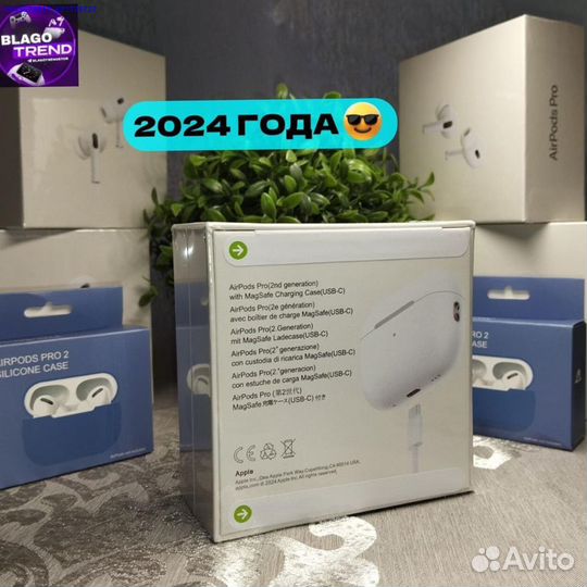 Airpods pro 2 type c premium + чехол (Арт.78420)