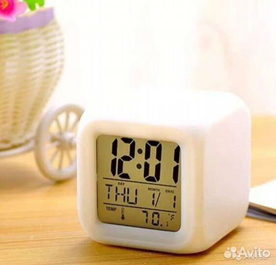 Светодиодные часы / ночник