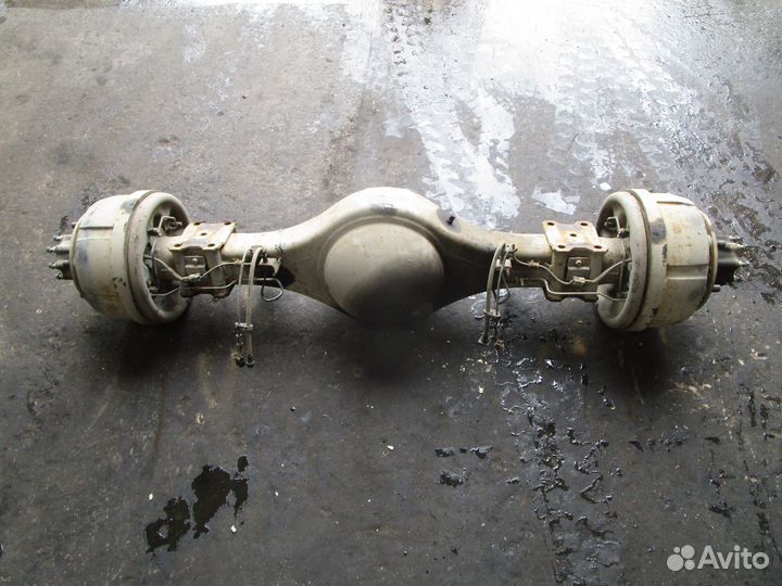 Чулок в сборе (редуктор, ступицы, торм.барабаны, т