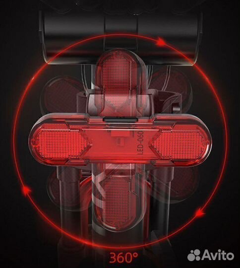 Фонарь задний STS BC-TL5549 красный Vol5