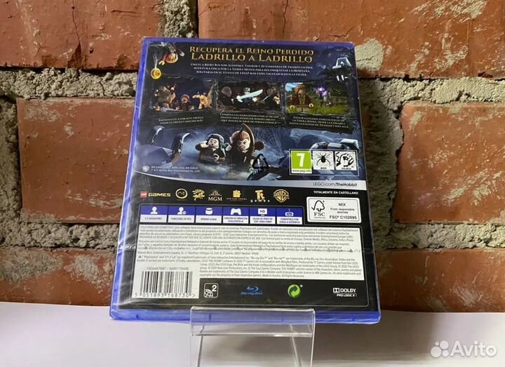 Диск lego Hobbit (PS4) новый