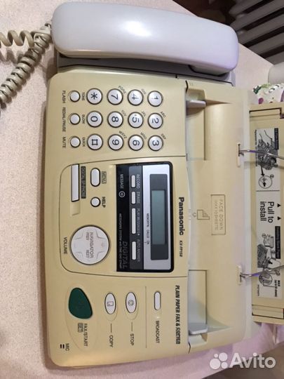 Телефон Panasonic KX-FP158 с автоответчиком и факс